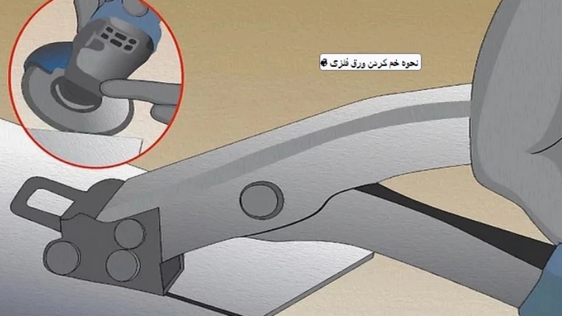 نحوه خم کردن ورق فلزی نحوه خم کردن ورق فلزی